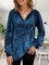 Plus Size Raglan Sleeve Casual Shirts & Tops(accessory not included)
