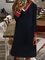 Cotton Blends Casual Loosen Dresses