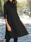A-line Cowl Neck Vintage Long Sleeve Dresses