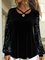 Cross Front Casual Loosen Shirts & Tops