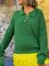 Plain Acrylic Lapel Sweater