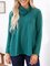 Cowl Neck Simple Shirts & Tops