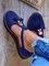 Women's Gold Buckle Fringe Mary Jane Shoe