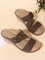 Hollow Three-dimensional Flowers Comfortable Casual Slippers