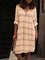 Half Sleeve V Neck Striped Casual Dresses