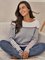 Color-Block Long Sleeve Crew Neck Sweater