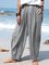 Cotton-Blend Casual Pants