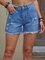 Denim Camo Fashion Pants