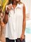 Sleeveless Sweet Cotton Shirts & Tops