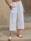 Casual Plain Cotton Drawstring Pants