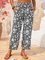 Floral Vintage Cotton-Blend Pants