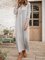 Gray Casual Shift Long Sleeve Dress