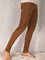 Vintage Faux Suede Casual Stretchy Leggings Pants