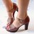 Chunky Heel Ankle Strap Elegant Shoes Working Daily Shoes