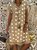 Plus Size Polka Dots Cutout Shift Short Sleeve Midi Dress