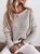 Daily Casual Round Neck Long Sleeve Solid Acrylic Sweater