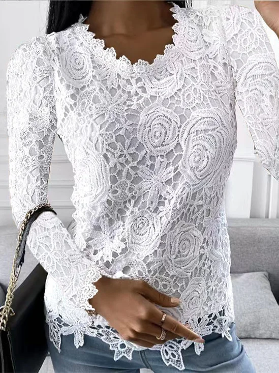 Lace Casual Blouse