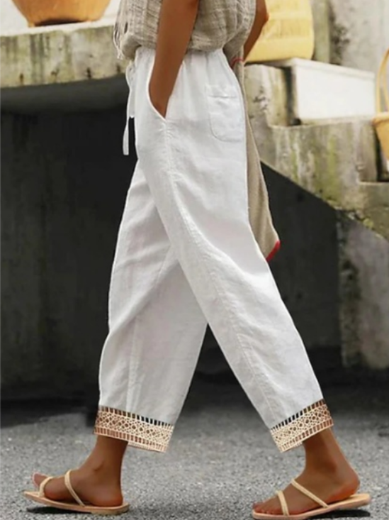 Casual Plain Pants