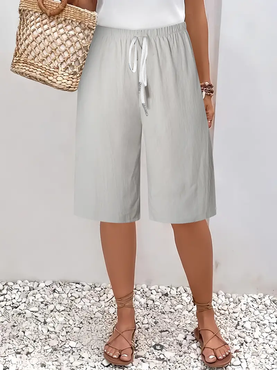 Women's Spring And Summer Casual Straight-Leg Trousers With Straps