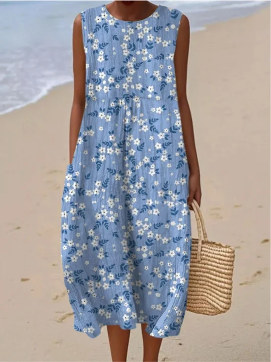 Simple Regular Fit Dress With No