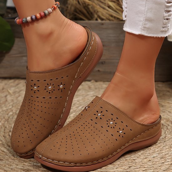 Summer Pu Plain Casual Sandal