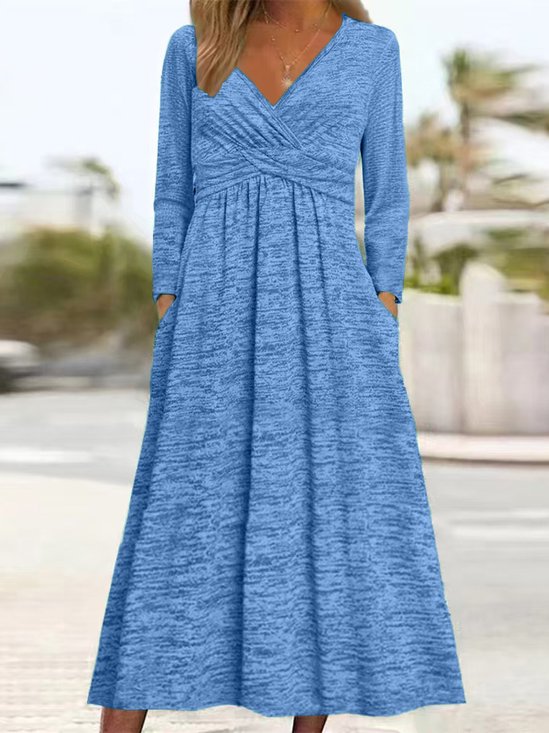Cotton Casual Regular Fit Dress With No