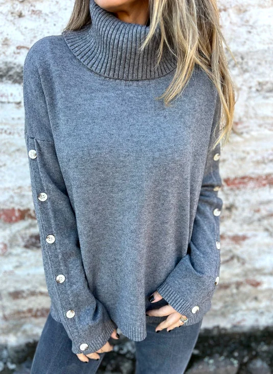 Regular Fit Casual Plain Sweater