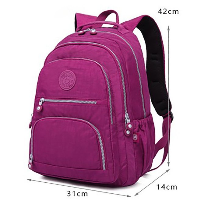 Outdoor Travel Waterproof Nylon Casual Multi Pockets Backpack