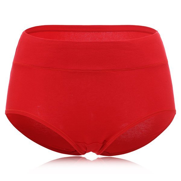 Cotton Seamless Solid Panty Breathable Brief