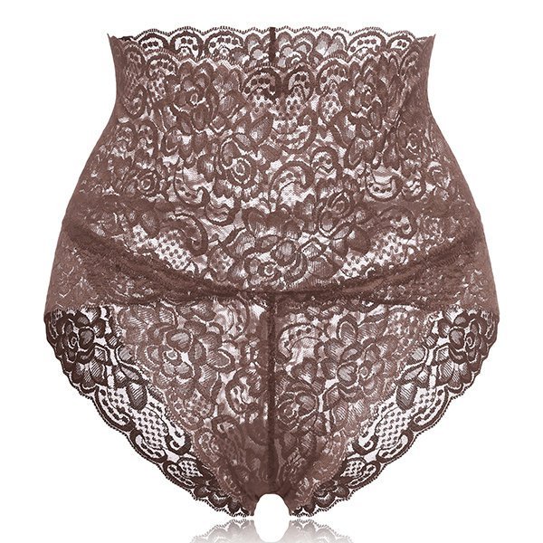 High Waisted Lace Tummy Shaping Panty