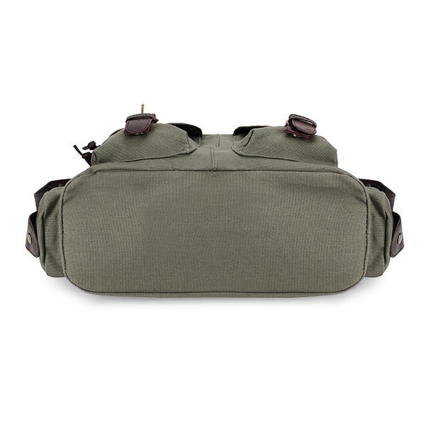 Women Multi-pocket Canvas Handbags Leisure Shopping Crossboody Bag