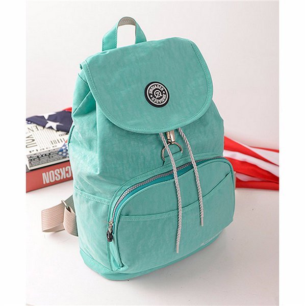 Women Nylon Waterproof Casual Backpack Travel Outdoor Schoolbags