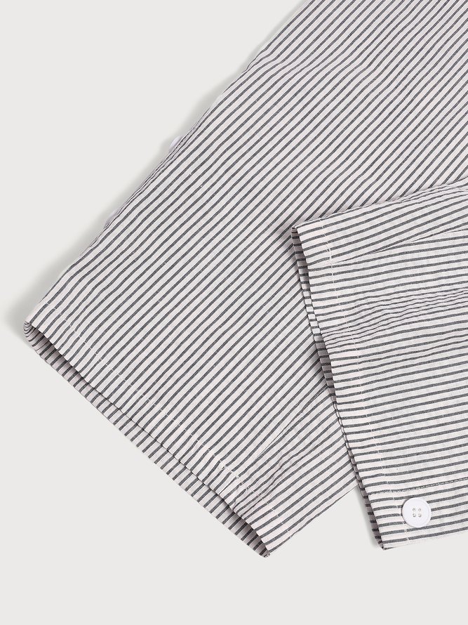 Cotton Blends Geometric Pants