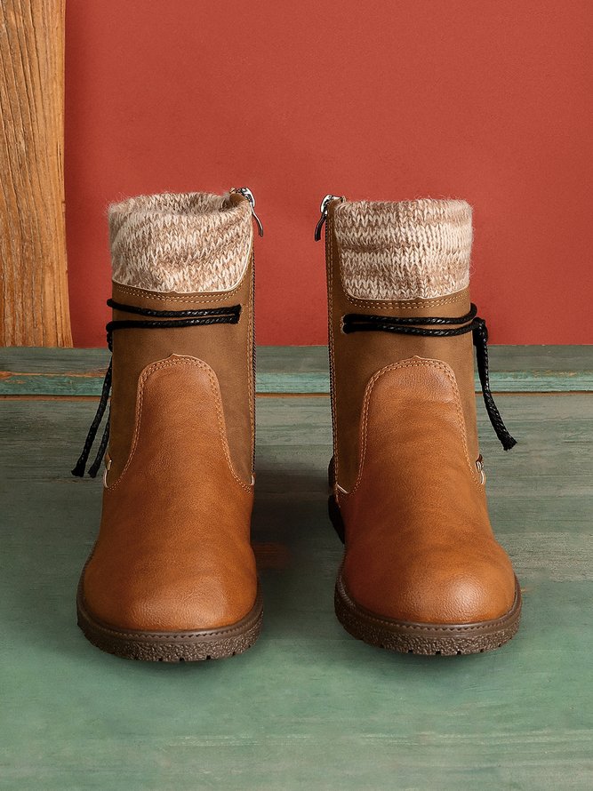 Daily Winter Flat Heel Boots