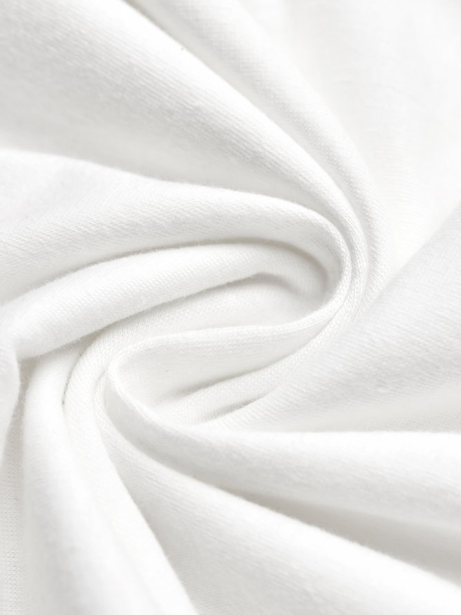 Cotton-Blend Long Sleeve Blouse