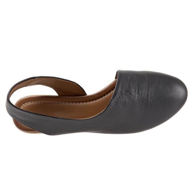 Women Closed Back Slipon Flat Heel Shoes roselinlin