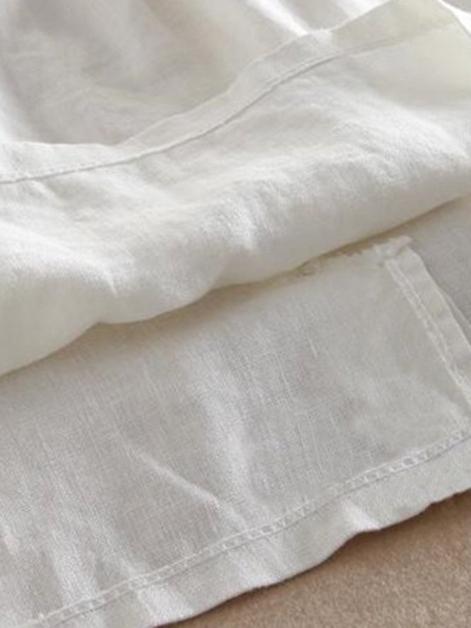 5Colors Casual Linen Skirt