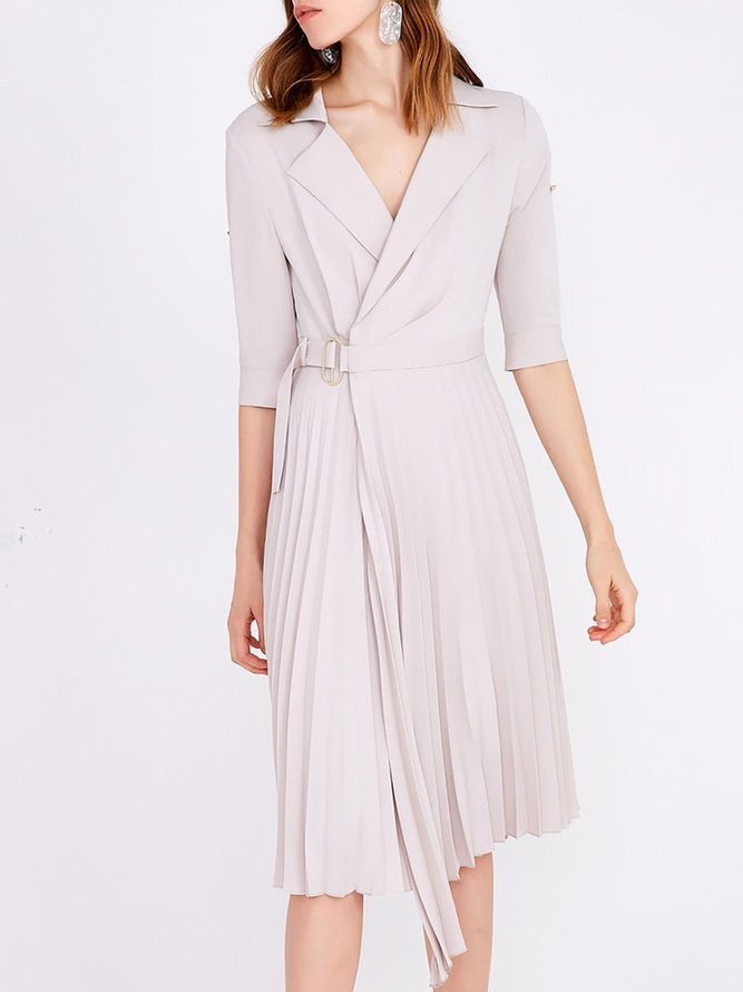 Apricot Dresses ALine Party Elegant Solid Dresses roselinlin