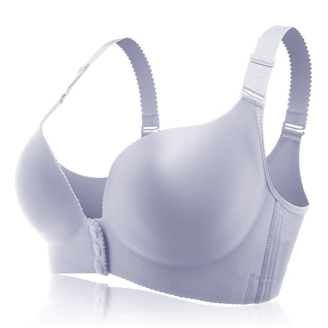 Wireless Front Opening   Soft  Gathering Bra