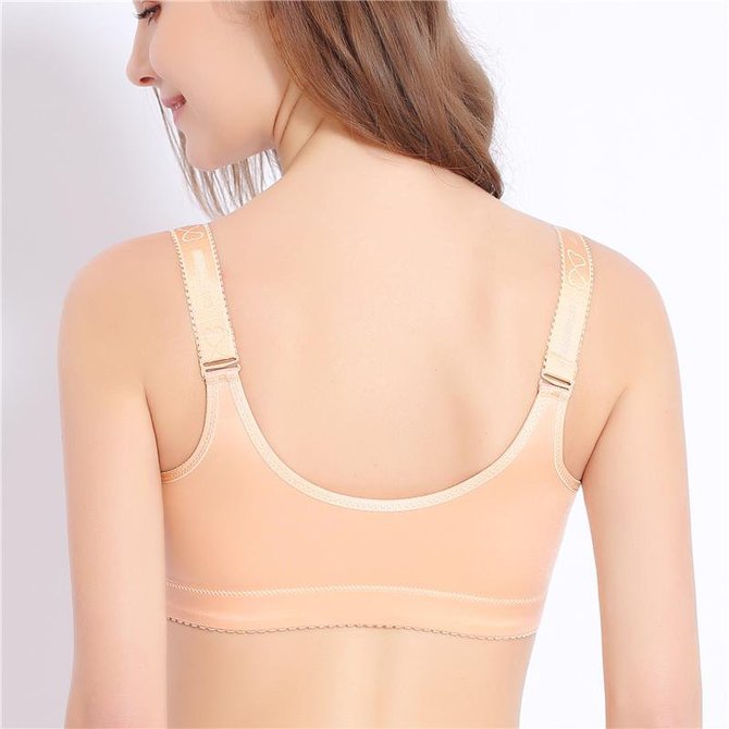 Wireless Front Opening   Soft  Gathering Bras