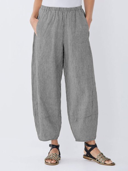 womens plus linen pants