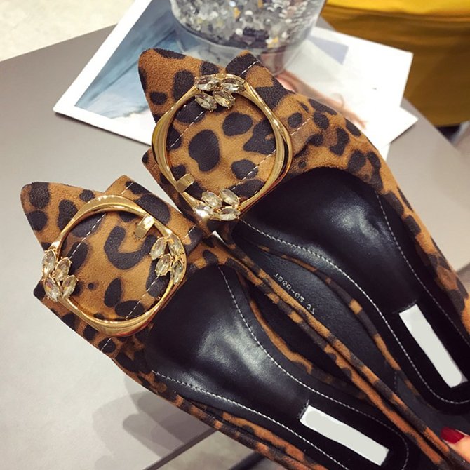 leather work flats