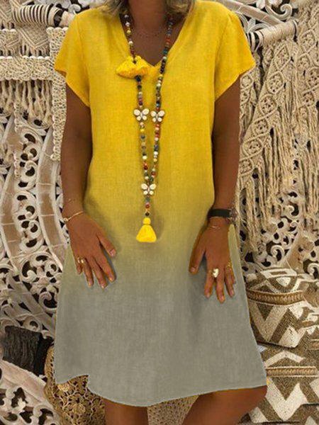 short sleeve midi summer dresses