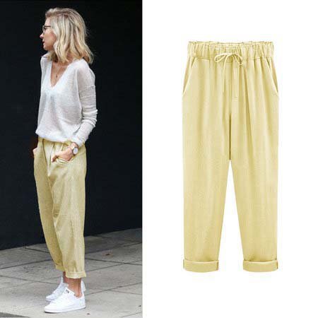 Women Casual Bottoms Solid  Pants