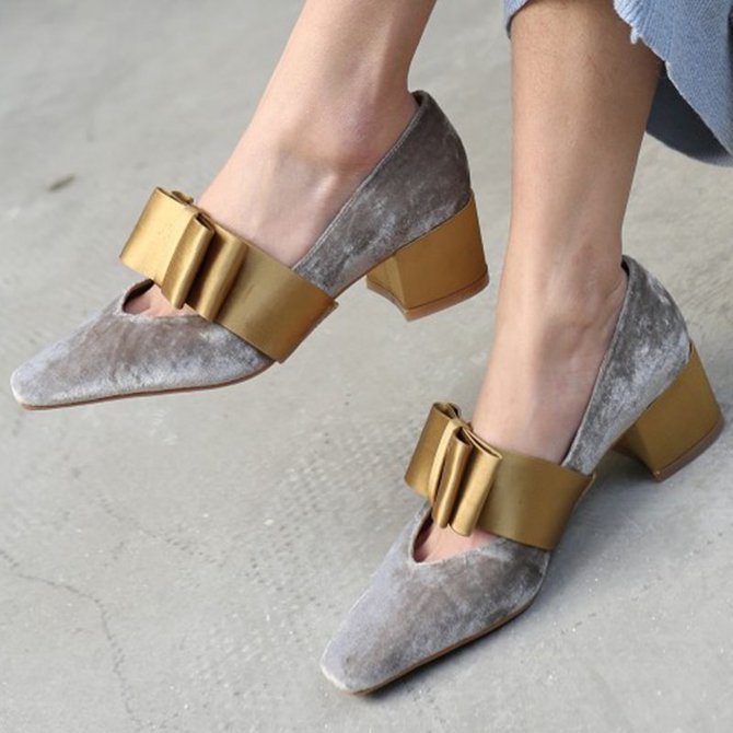 square toe heels tan