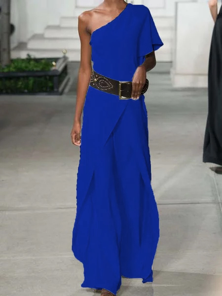 Cotton-Blend Jumpsuit & Romper Jumpsuit Playsuit