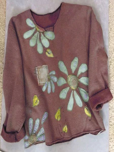 Women Light Brown Floral Long Sleeve Shirts & Tops