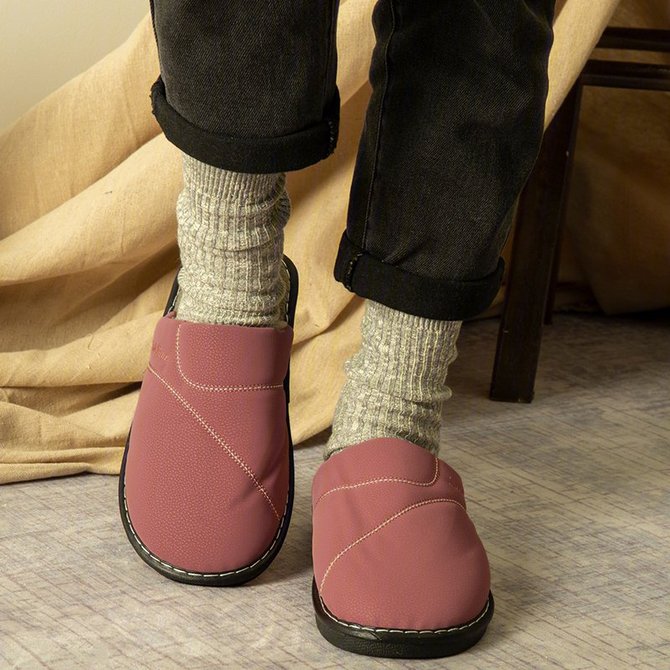 negative heel slippers