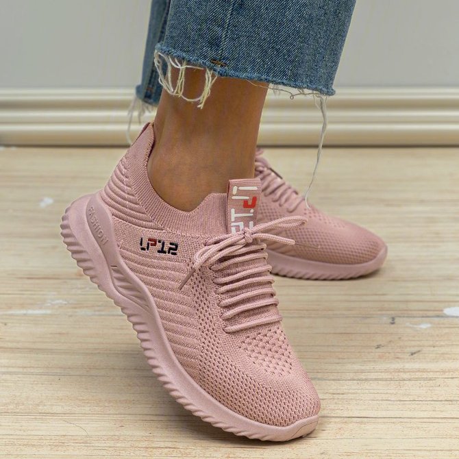 Mesh Fabric Sneakers roselinlin