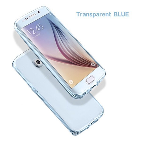 360 Coverage Full Body Front and Back Double Protective Ultra Slim Clear Phone Case for Samsung